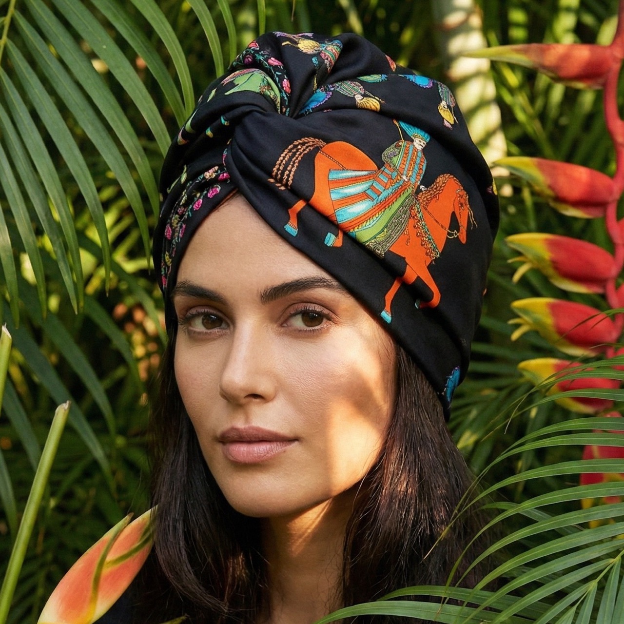 Turkish Delight Scarf Black 90cm